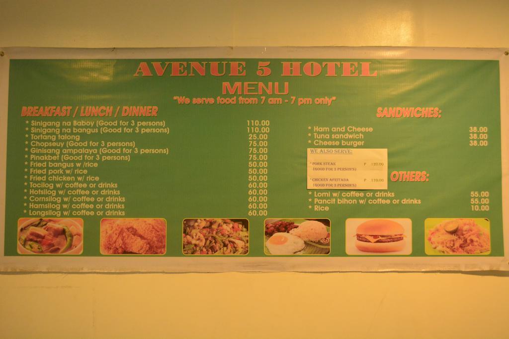 Hôtel Avenue 5 à Kalibo Extérieur photo